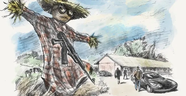 photo  en pays de la loire, le grand banditisme n’a plus de frontière et s’invite jusqu’en campagne.  &copy;  illustration amandine ricart 