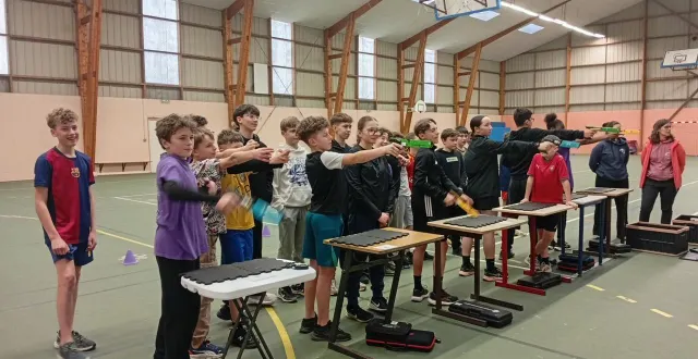 photo  pour les phases de tir, la concentration doit être de mise.  &copy;  le maine libre 