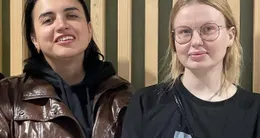 actu cin&eacute;ma  iuliia sidorova (cuba) et oleksandra lysytska (alaska), protagonistes du film « cuba & alaska », invitées du festival travelling à rennes. 