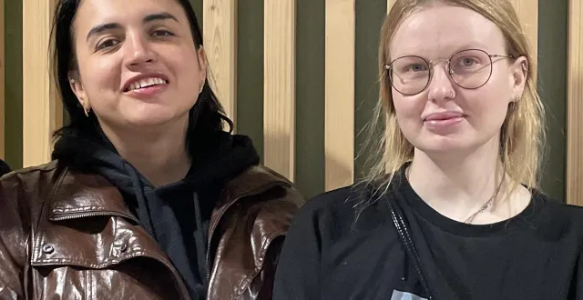 photo  iuliia sidorova (cuba) et oleksandra lysytska (alaska), protagonistes du film « cuba & alaska », invitées du festival travelling à rennes.  &copy;  ouest-france 