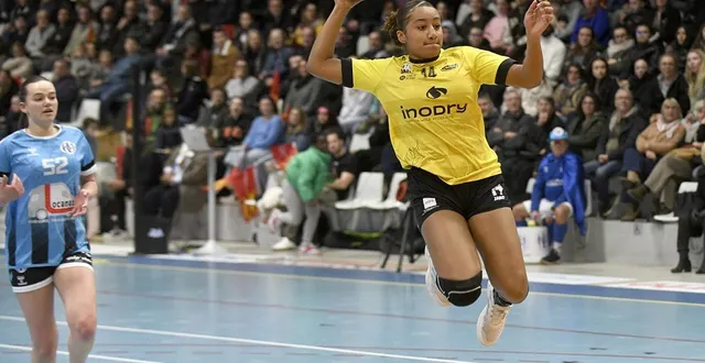 photo  sahel zulemaro et les colombelloises ont déroulé.  &copy;  gerard piwtorak 