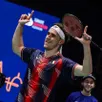 photo alex lanier a très bien fait le travail en finale des championnats d’europe par équipes, en dominant en simple le danois rasmus gemke (21-16, 21-16).