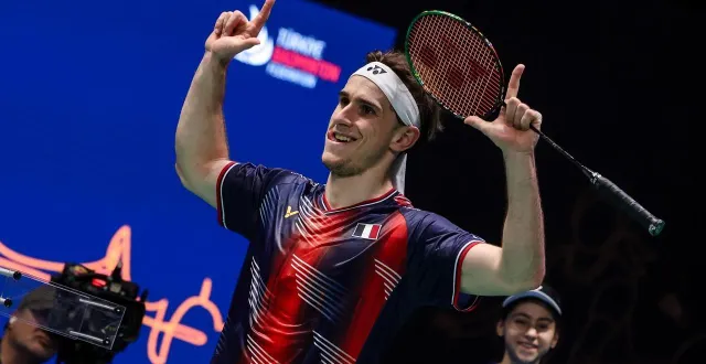 photo  alex lanier a très bien fait le travail en finale des championnats d’europe par équipes, en dominant en simple le danois rasmus gemke (21-16, 21-16).  &copy;  yohan nonotte/badmintonphoto 