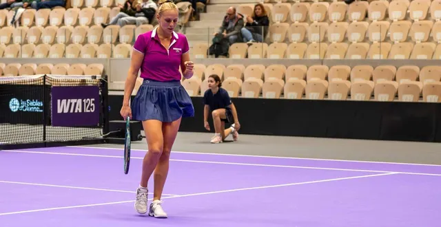 photo  mallaurie noël n’a pas démérité contre ekaterina kazionova, mais elle a fini par s’incliner logiquement en deux sets.  &copy;  nicolas averty 