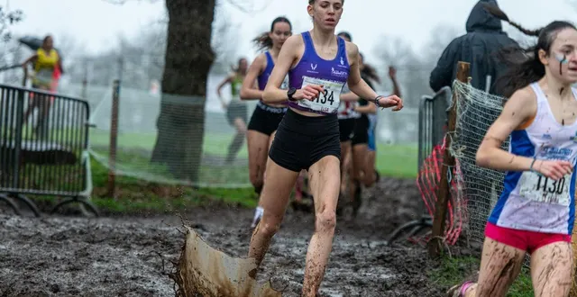 photo  elsa antoine a pris la 3e place du cross u18 féminin.  &copy;  baptiste mura 