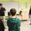 photo avec sa loopstation, remportée lors du « grand beatbox battle », robin cavaillès a initié les collégiens à l’art du beatbox.