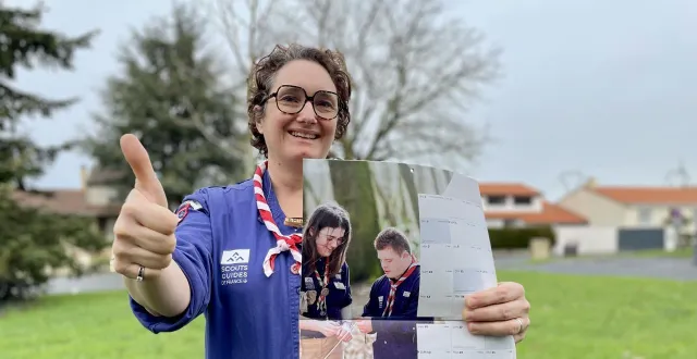 photo  cholet, le 4 février 2026. émilie toullat, responsable du groupe et coéquipière audace, du nom de l’unité chargé d’accueillir des personnes majeures en situation de handicap.  &copy;  co - lucas rojouan 