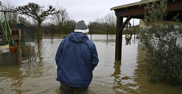 photo  le maine-et-loire bascule en vigilance rouge pour les crues.  &copy;  vincent michel / ouest-france 