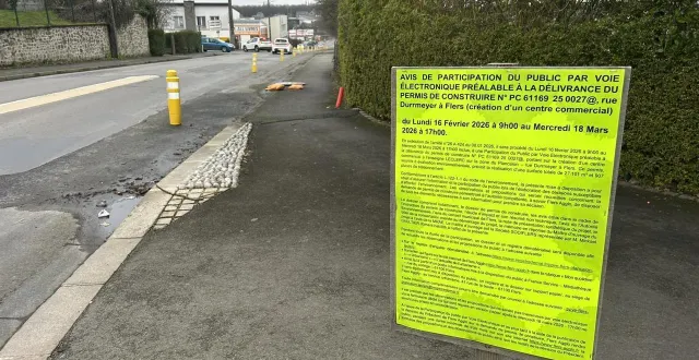 photo  les travaux de la zone du plancaïon dans la rue durrmeyer à flers (orne) débuteront le 2 février 2026 et devraient se finir en juin 2026.  &copy;  ouest-france 