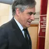 photo  françois fillon à la cour d’appel de paris en avril 2025, lors du troisième procès. 