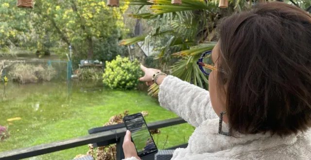 photo  la rivière du brivet s’installe doucement dans le jardin de sandrine, à pontchâteau. l’eau atteint les quinze centimètres.  &copy;  ouest-france 