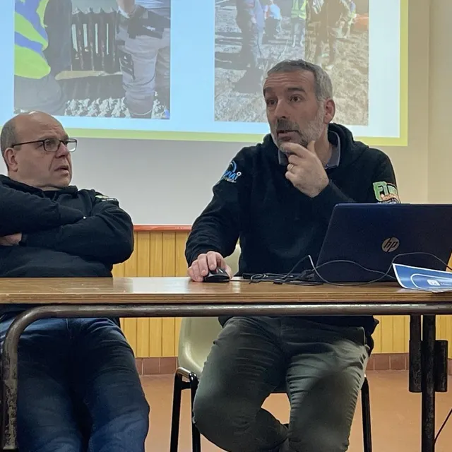 photo le vice-président de l’hameçon putangeois christophe savary (à gauche) et le président jérôme valable.  ©  ouest-france