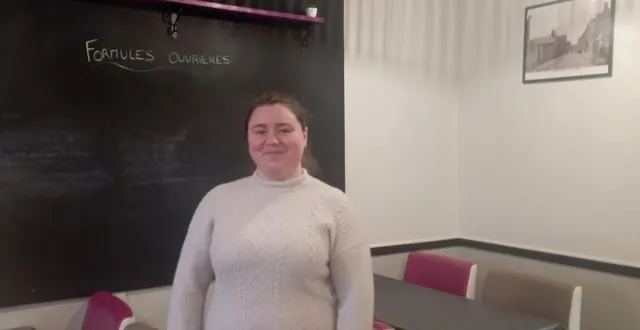 photo  kelly cresson, 29 ans, a repris la forge à la bruère-sur-loir.  &copy;  ouest-france 