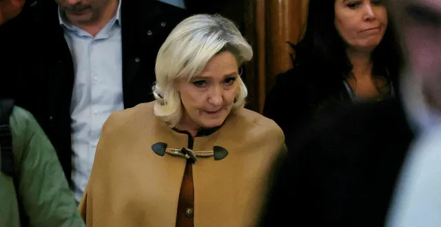 photo  marine le pen.  &copy;  afp 