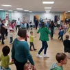 photo près de 200 élèves de la circonscription de montval-sur-loir ont dansé à la salle des fêtes de vouvray-sur-loir.