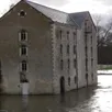photo  les inondations ont gagné malicorne. 