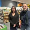 photo  angers, hier lundi 16 février 2026. enrica fourès et frédéric guinehut portent le projet de reprise du magasin sadel de la rue vaucanson avec séverine lelong (absente sur la photo). 