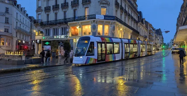 photo  exceptionnellement, l’arrêt de la place du ralliement, à angers (maine-et-loire) ne sera pas desservi à partir de ce mardi 17 février 2026.  &copy;  ouest-france 