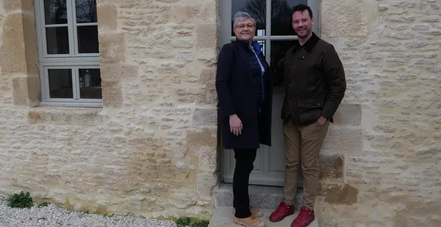 photo  nathalie caye et valentin gemi gèrent ensemble ma normandie est servie, une jeune entreprise de conciergerie en pays d’auge.  &copy;  ouest-france 