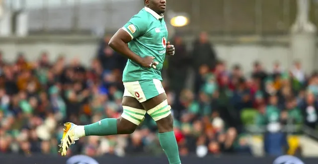 photo  edwin edogbo a disputé les 10 dernières minutes de la rencontre entre l’irlande et l’italie.  &copy;  ken sutton / dppi via afp 