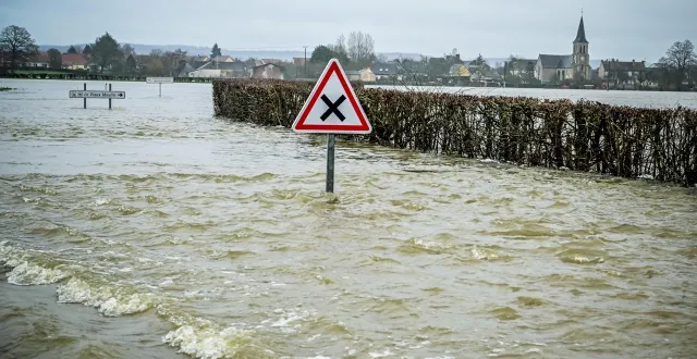 photo  le niveau des cours d’eau est monté ces derniers jours.  &copy;  photo le maine libre yvon loue 