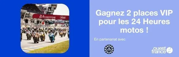 photo gagnez deux places vip pour les 24 heures motos.  ©  ouest-france