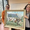 photo  parmi les dons de particuliers reçus par la ville de la flèche (sarthe) l’année dernière : cette peinture d’andré fertré représentant le manoir de lazare de baïf. c’est dans l’école qui porte le nom de ce dernier qu’elle sera exposée. 