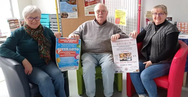 photo  françoise roussel, jean-pierre lamarre et marie-laure prod’homme, membres du bureau de cdej, ont évoqué les animations prévues, à l’espace roton et au cinéma, ce week-end.  &copy;  ouest-france 