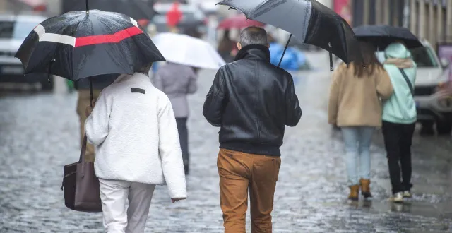 photo  en maine-et-loire, la journée de ce mercredi 18 février s’annonce une nouvelle fois pluvieuse, alors que les excédents de pluie par rapport à la normale dépassent les 75 % depuis le début de l’année.  &copy;  mathieu pattier / ouest france 