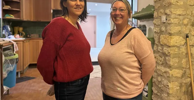 photo  mélanie duveau et mélanie portebœuf, à l’origine du projet de maison partagée à parcé-sur-sarthe.  &copy;  le maine libre 