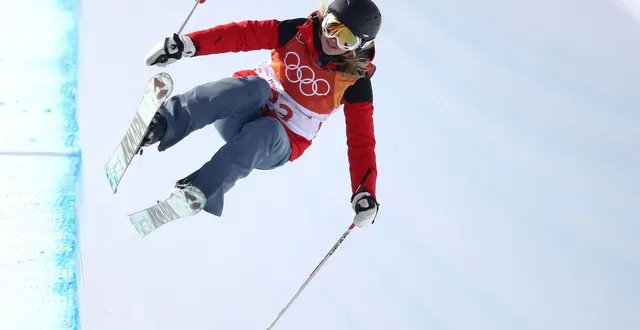 photo  américaine, elizabeth swaney a représenté la hongrie pour son rêve de participer aux jeux.  &copy;  photo : getty images via afp / cameron spencer 