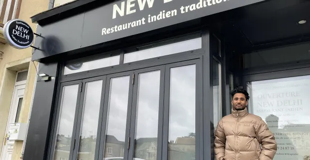 photo  raj uddin, coresponsable du nouveau restaurant indien de sablé.  &copy;  le maine libre 