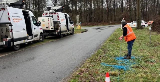 photo  plus de 11 000 foyers, clients d’orange, ont été privés de téléphone et d’internet à la suite d’une tentative de vol de câbles en cuivre en sarthe intervenue le mardi 17 février 2026 au soir.  &copy;  photo fournie par orange 
