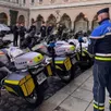 photo les motocyclistes de la crs ouest ont été accueillis lundi à angers.