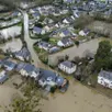 photo  cheffes, mardi 17 février. ce village au nord d’angers est inondé par le loir en crue. 