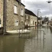 photo  la rue de l’église, à alençon (orne), avait été bien inondée en janvier 2025. 