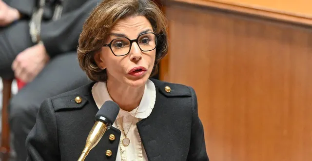 photo  la ministre de la culture, rachida dati, lors d’une séance de questions au gouvernement à l’assemblée nationale, le 10 février 2026.  &copy;  henrique campos/hans lucas via afp 