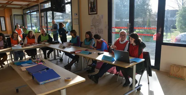 photo  répétition génerale à la mairie du déclenchement du plan de sauvegarde en cas d’inondation le 28 janvier 2025.   &copy;  archives ouest-france 