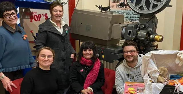 photo  l’équipe de ciné mailles.  &copy;  ouest-france 