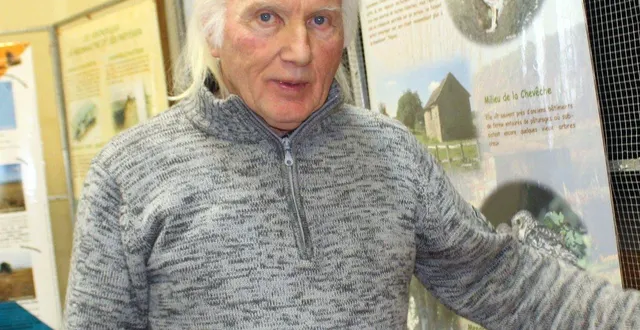 photo  jean-yves renvoisé toujours très actif dans la protection desoiseaux.  &copy;  le maine libre 