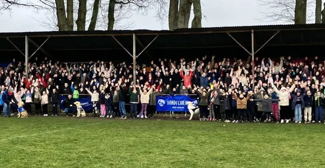 photo  malgré la pluie, les élèves étaient ravis.  &copy;  le maine libre 