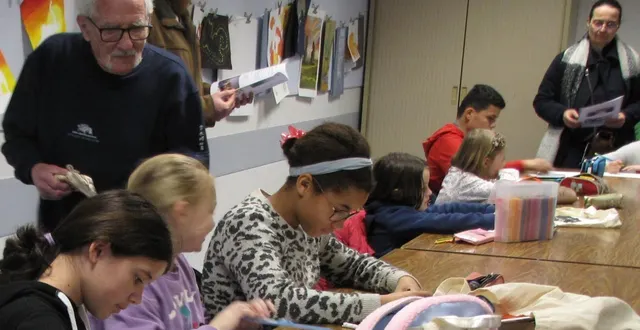 photo  les jeunes artistes ont fait preuve d’imagination.  &copy;  co 