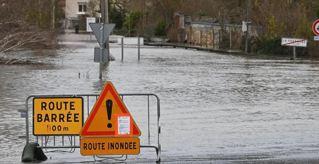 photo  le niveau des cours d’eau n’a pas encore fini de monter en maine-et-loire, entraînant la coupure d’une vingtaine d’axes routiers (photo d’illustration).  &copy;  ouest-france 