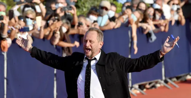 photo  benoît poelvoorde lors du festival de deauville en 2020.  &copy;  stéphane geufroi / archives ouest-france 
