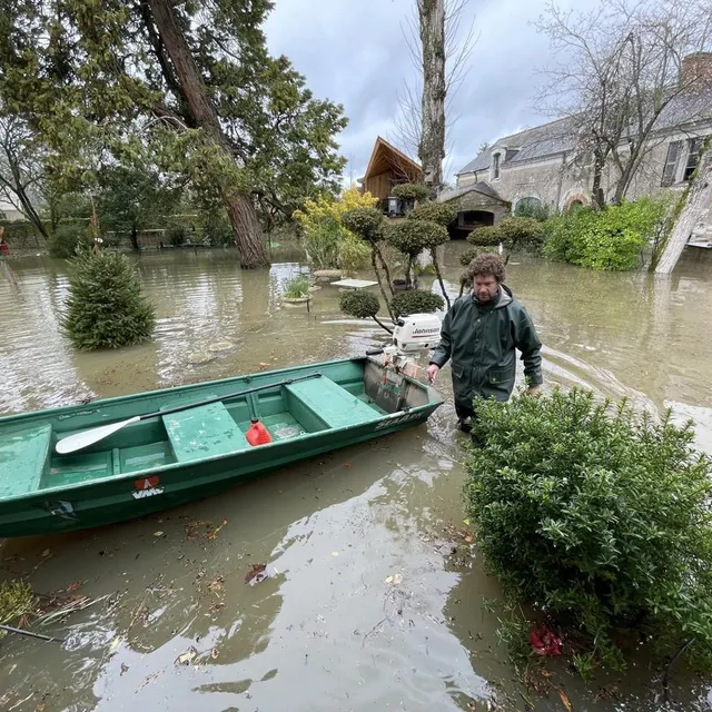 Les inondations à Cheffes (Maine-et-Loire), ce mardi 17 février 2026. Ouest-France photo les inondations à cheffes (maine-et-loire), ce mardi 17 février 2026. © ouest-france