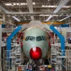 photo  la ligne d’assemblage de l’a350 à blagnac a tourné à plein régime l’an dernier, comme tous les sites de l’avionneur européen. 
