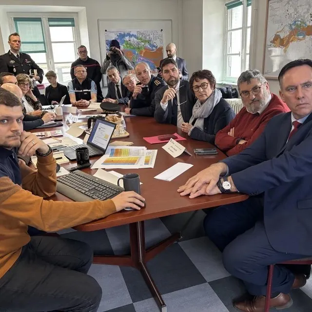 La cellule de crise mise en place par la préfecture. Ouest-France photo la cellule de crise mise en place par la préfecture. © ouest-france