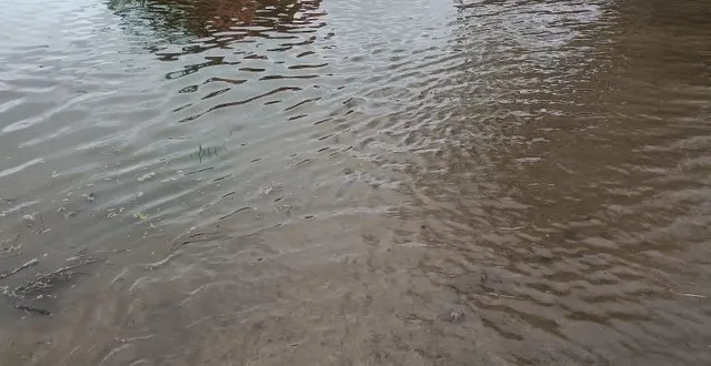 photo  avec les inondations, patrice jouanneau est obligé de prendre son tracteur pour sortir de sa ferme et rejoindre le bourg de baracé.  &copy;  document remis 