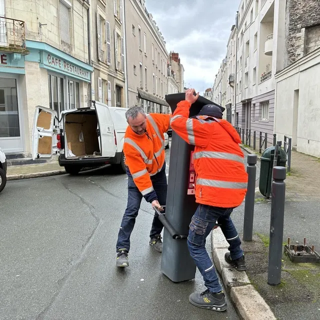 Les horodateurs sont retirés. Ouest-France photo les horodateurs sont retirés. © ouest-france