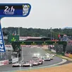 photo  les hypercars au départ des 93es 24 heures du mans, le 14 juin 2025. 